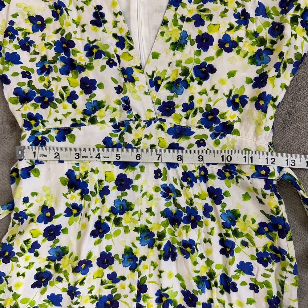 PRIVACY PLEASE White Floral Cropped Jumpsuit Size XXS - Picture 10 of 15